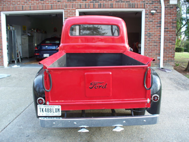 1952 RED/BLACK Ford Other Pickups pickup
