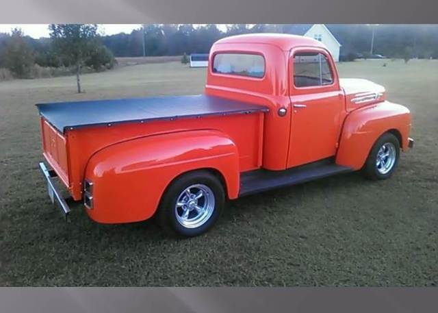 1952 Orange Ford F-100 Truck