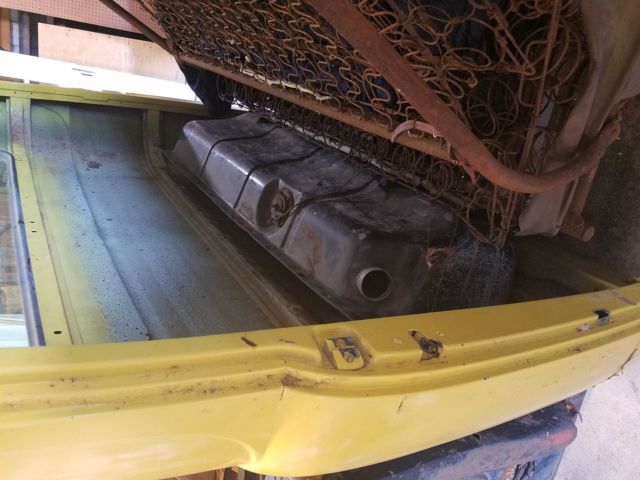 1952 Yellow and primer Ford F-100 Coupe