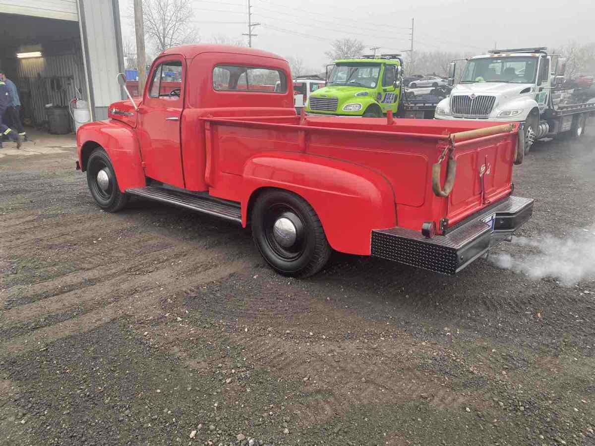 1952 Red Ford F350 Pickup
