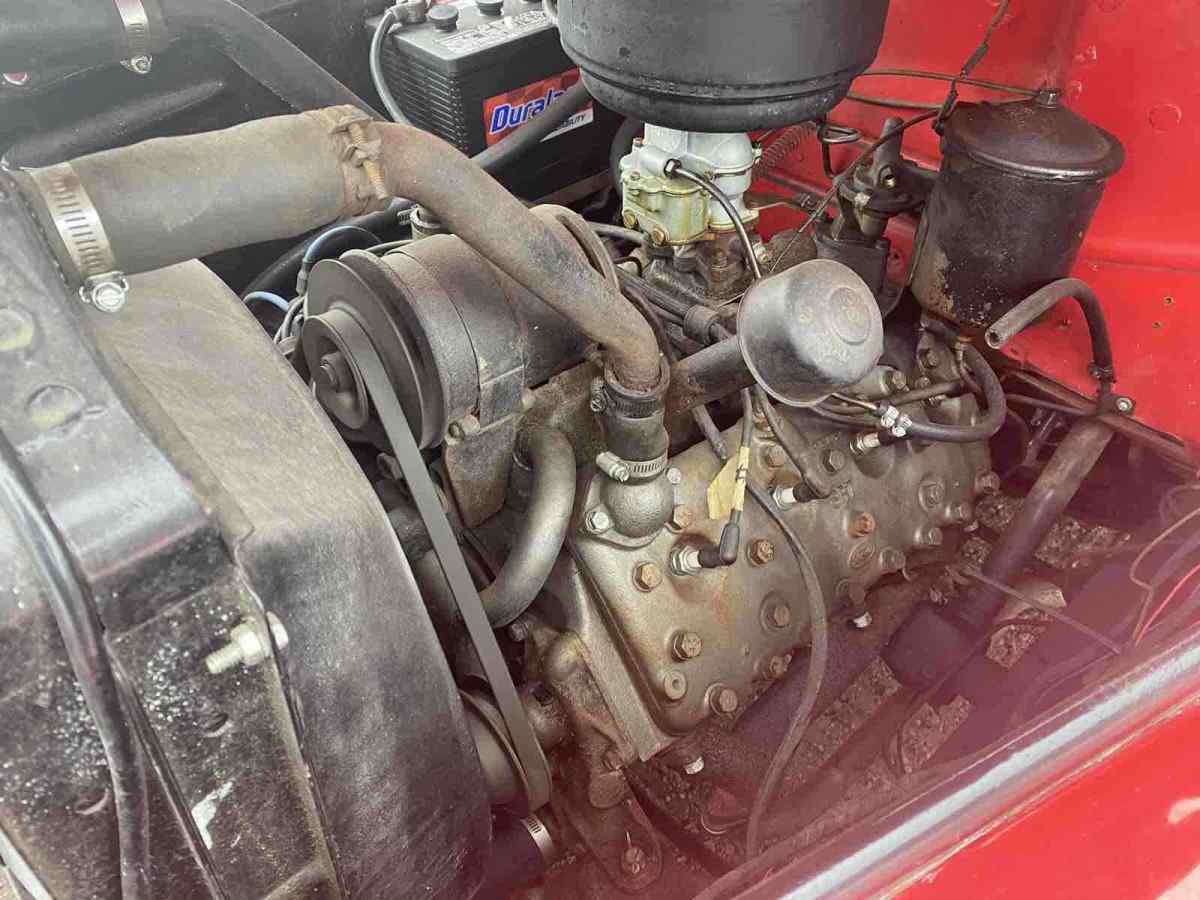 1952 Red Ford F350 Pickup