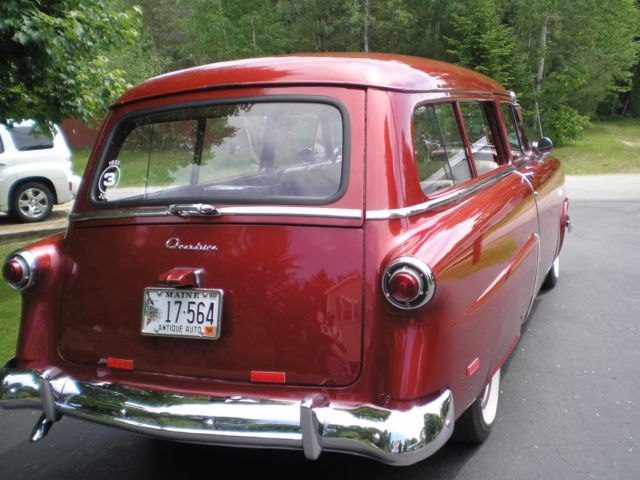 1952 MOHEGAN RED Ford RANCH WAGON 2 DOOR WAGON