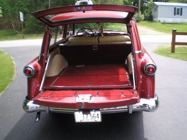 1952 MOHEGAN RED Ford RANCH WAGON 2 DOOR WAGON