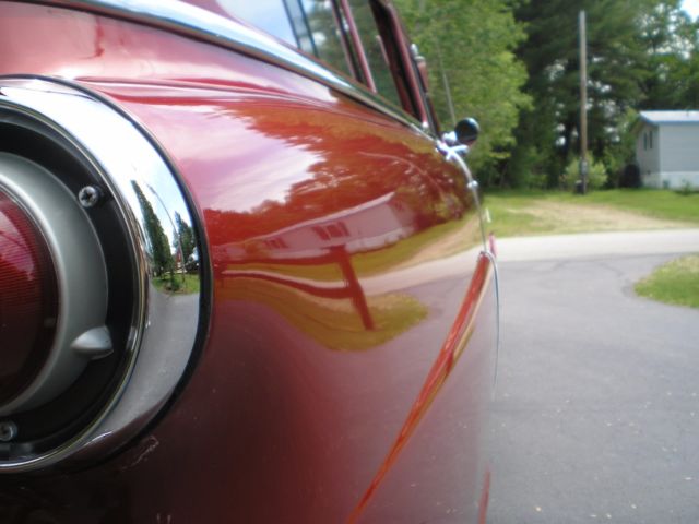 1952 MOHEGAN RED Ford RANCH WAGON 2 DOOR WAGON
