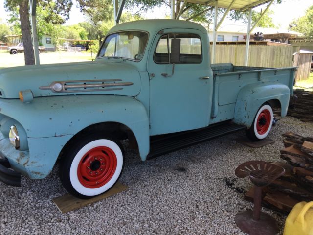 1952 Blue Ford Other Pickups