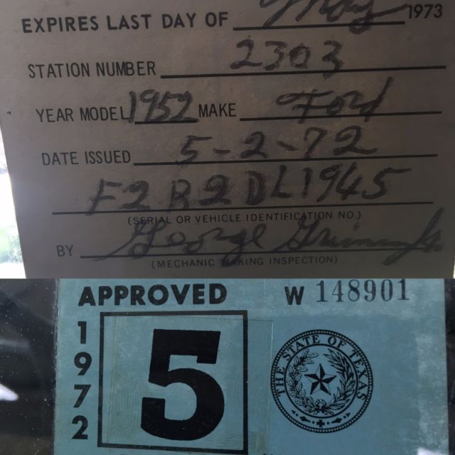 1952 Blue Ford Other Pickups