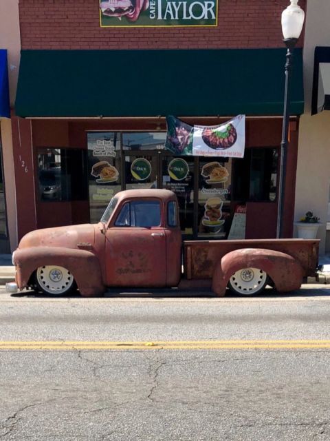 1952 red Chevrolet 3100 Standard Cab Pickup