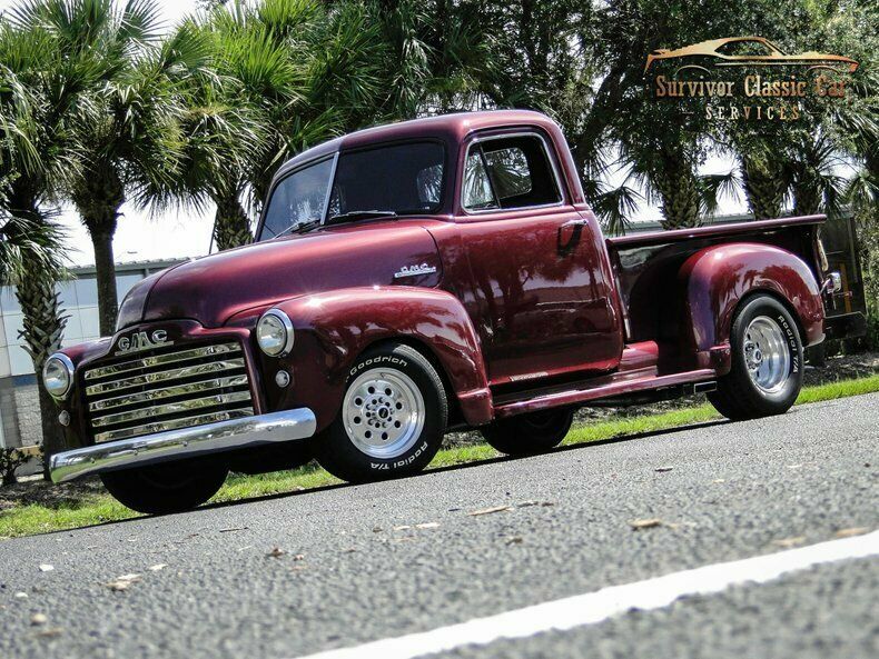 1952 Magenta GMC 3100 Pickup Truck