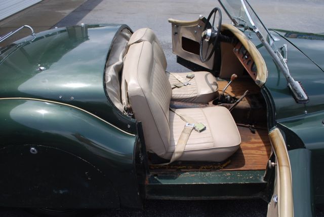 1952 green Jaguar XK Convertible