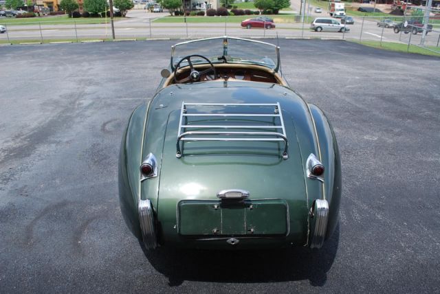 1952 green Jaguar XK Convertible