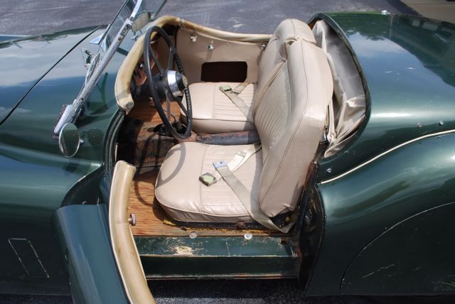 1952 green Jaguar XK Convertible