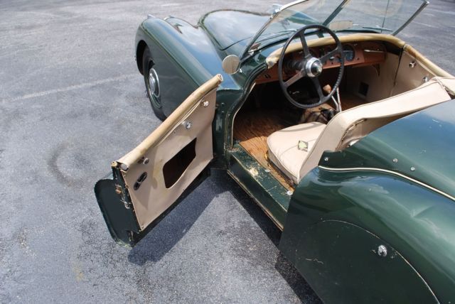 1952 green Jaguar XK Convertible