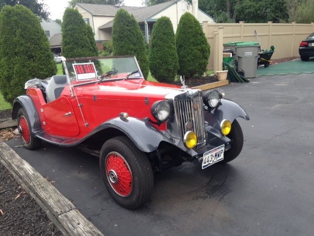 1952 Red MG T-Series