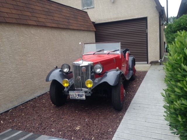 1952 Red MG T-Series