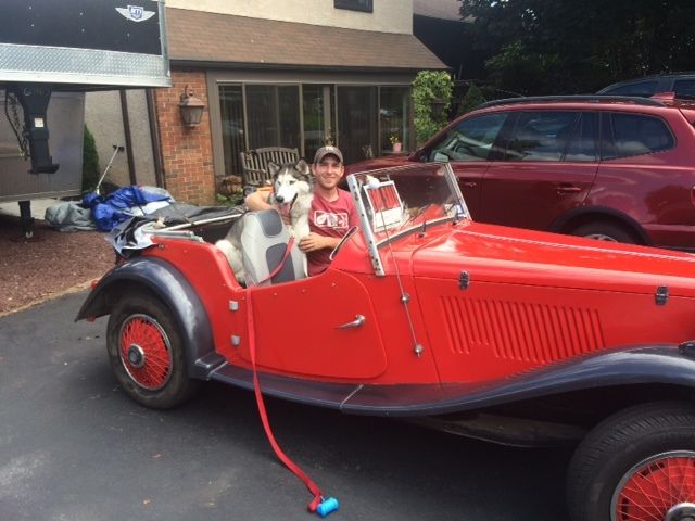 1952 Red MG T-Series