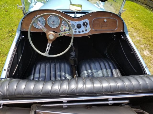 1952 Blue MG T-Series Roadster