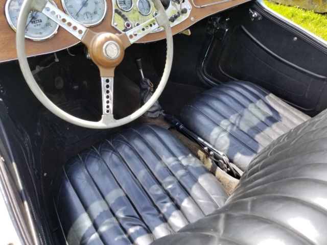 1952 Blue MG T-Series Roadster