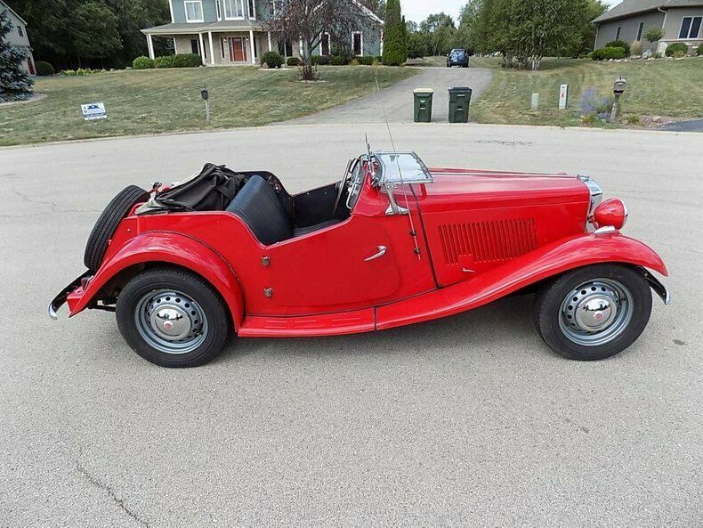 1952 Red MG TD Limited Convertible