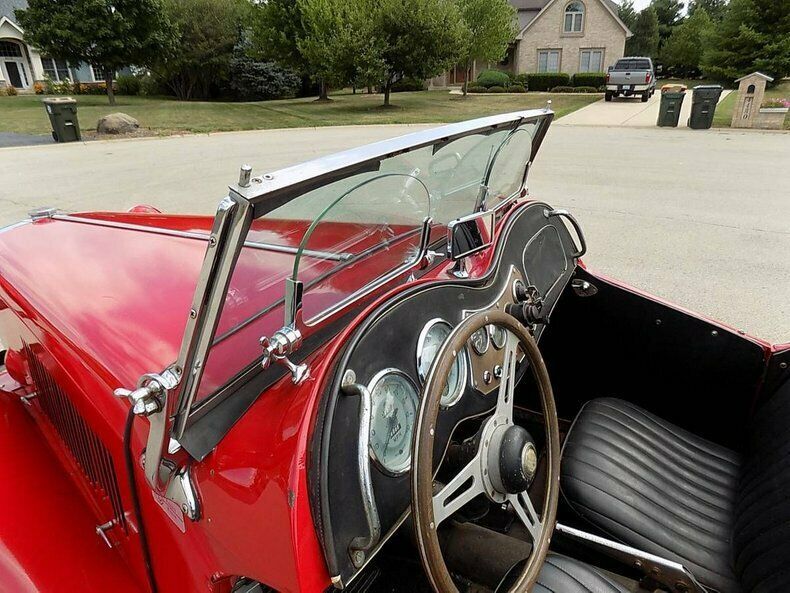 1952 Red MG TD Limited Convertible