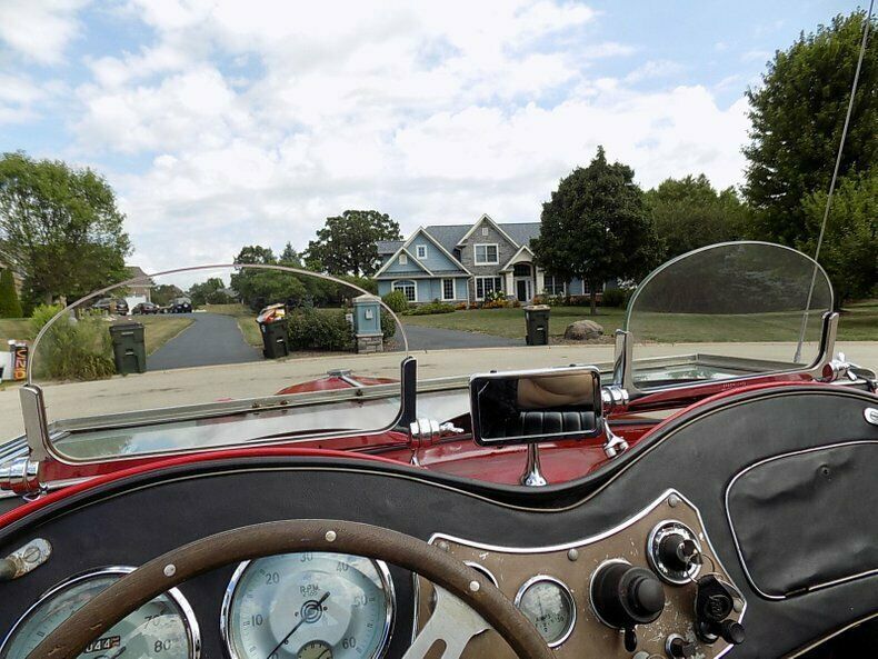 1952 Red MG TD Limited Convertible