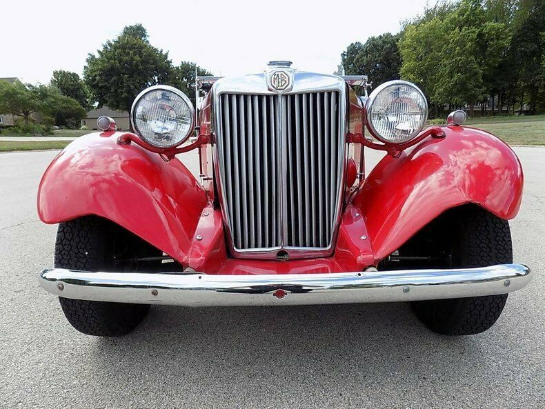 1952 Red MG TD Limited Convertible