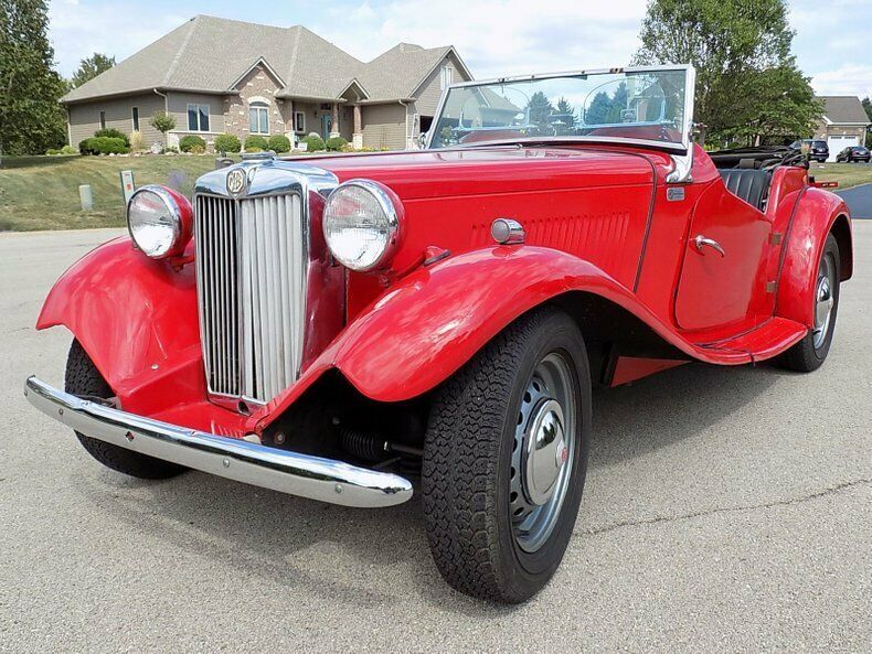 1952 Red MG TD Limited Convertible