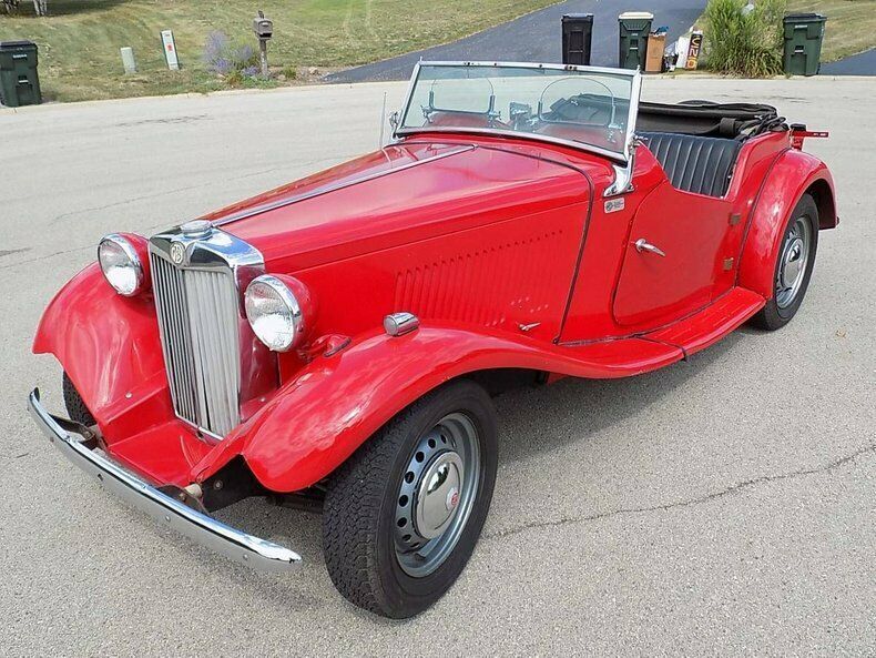1952 Red MG TD Limited Convertible