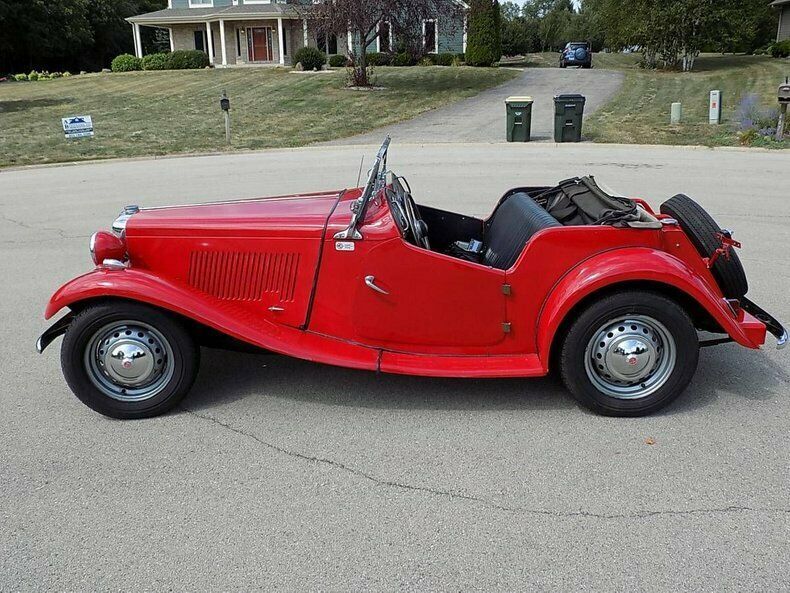 1952 Red MG TD Limited Convertible