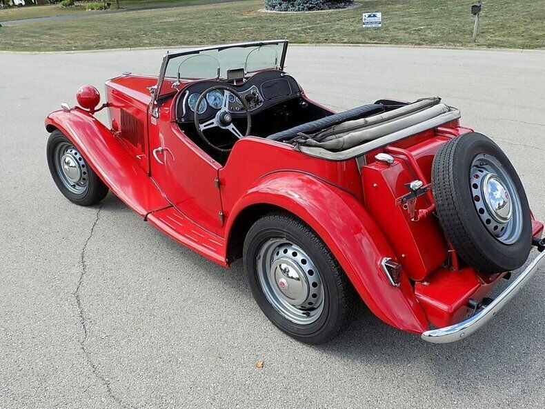 1952 Red MG TD Limited Convertible