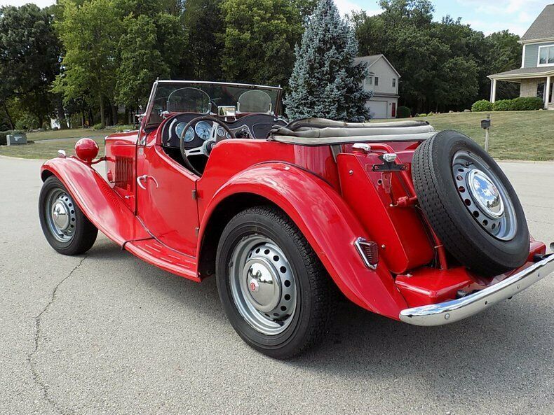 1952 Red MG TD Limited Convertible