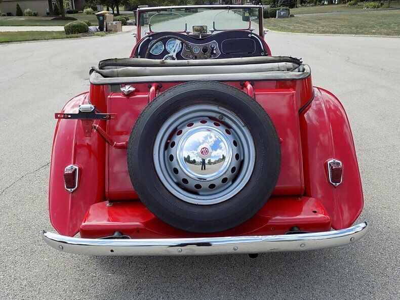 1952 Red MG TD Limited Convertible