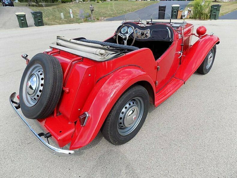 1952 Red MG TD Limited Convertible