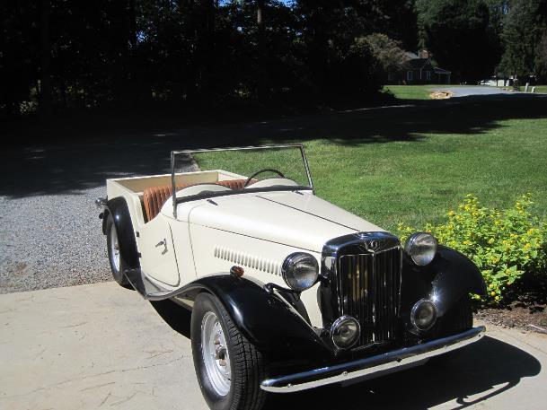 1952 White MG T-Series Minivan