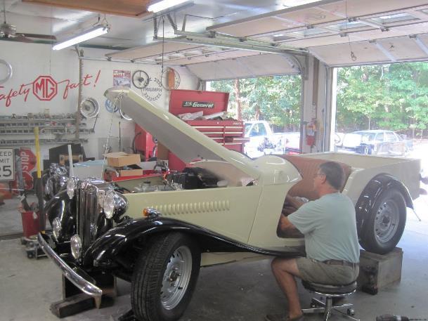 1952 White MG T-Series Minivan