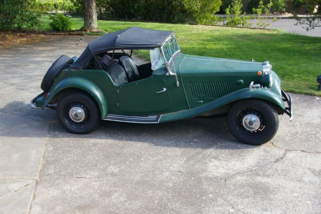 1952 BRG MG TD convertible