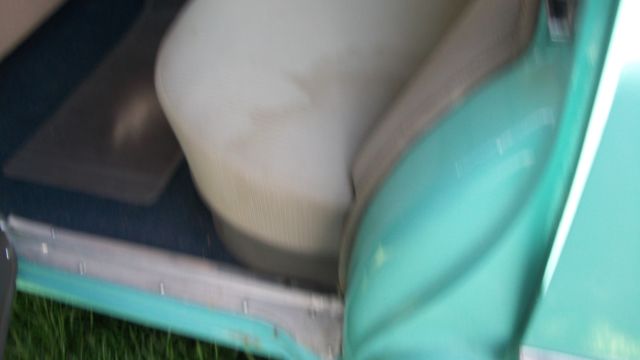 1952 White/Blue Oldsmobile Eighty-Eight Sedan