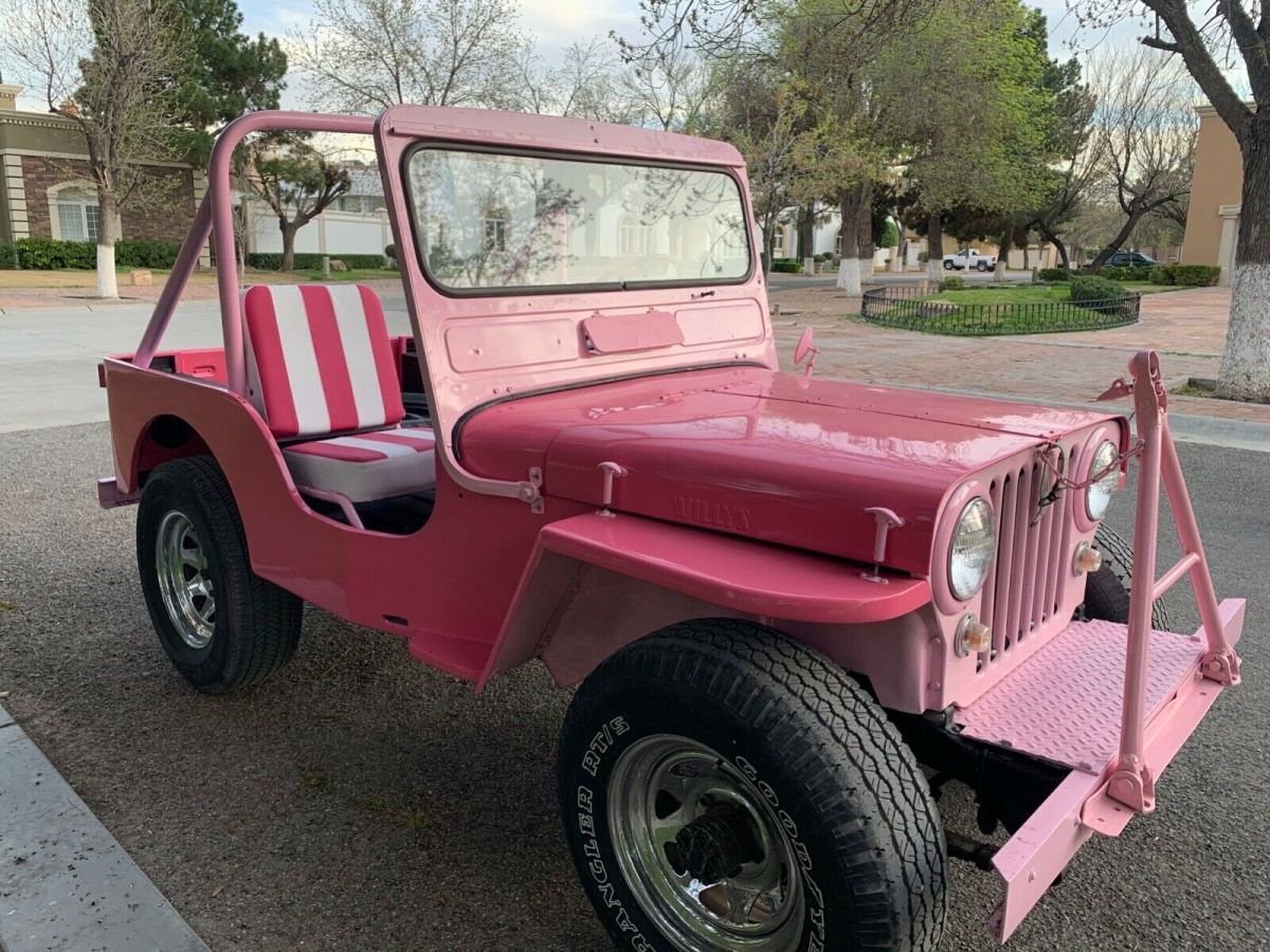 1952 Pink Willys Convertible