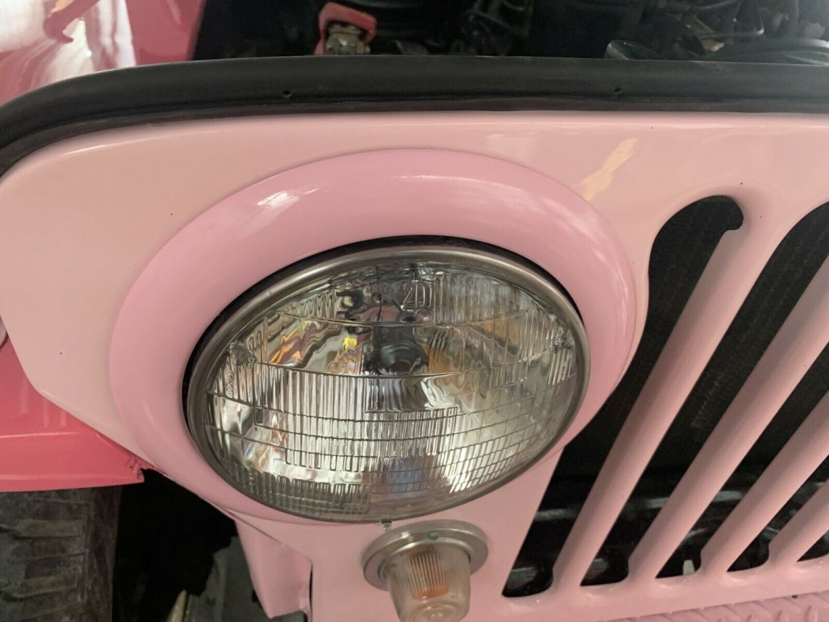 1952 Pink Willys Convertible