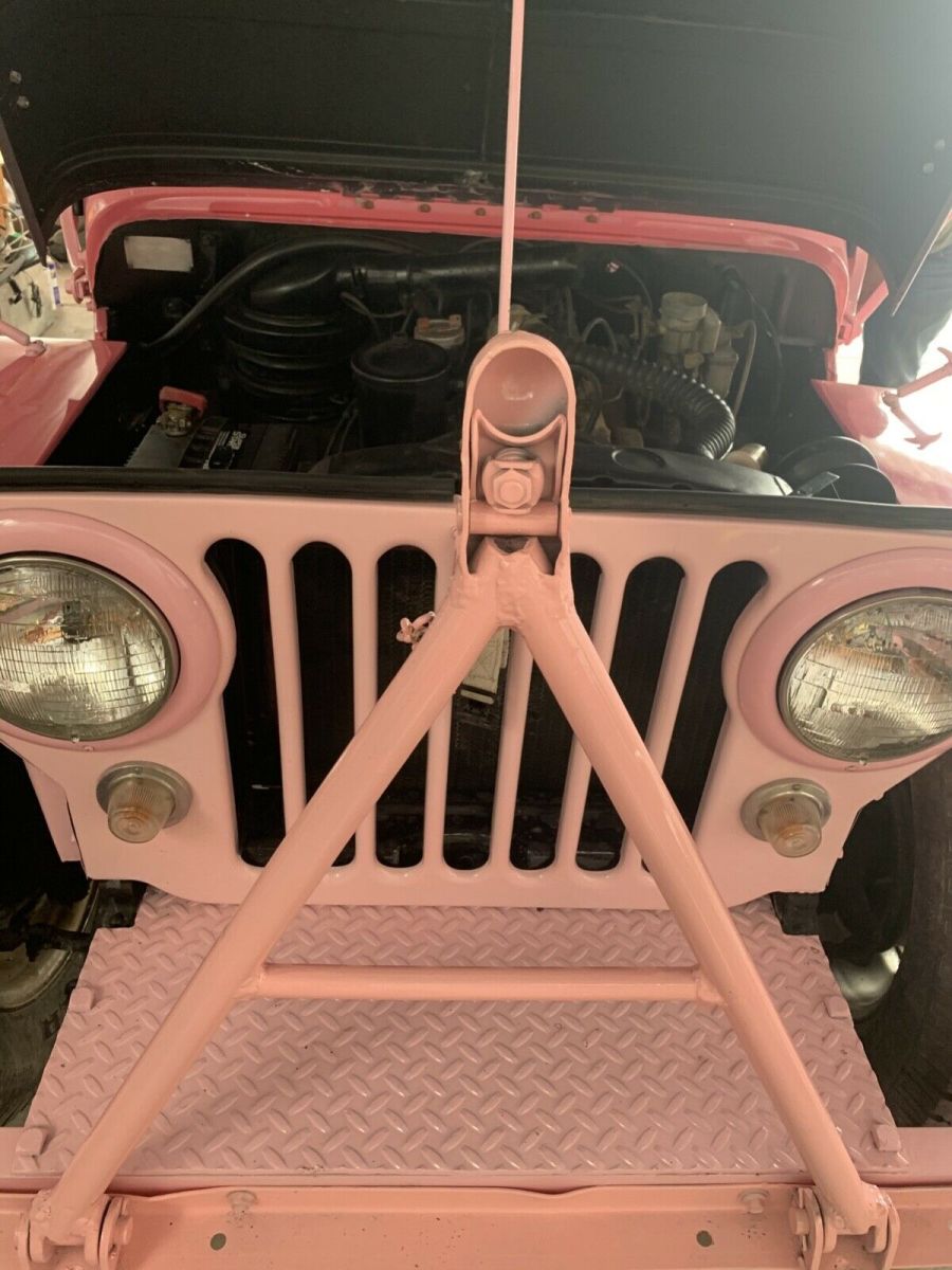1952 Pink Willys Convertible