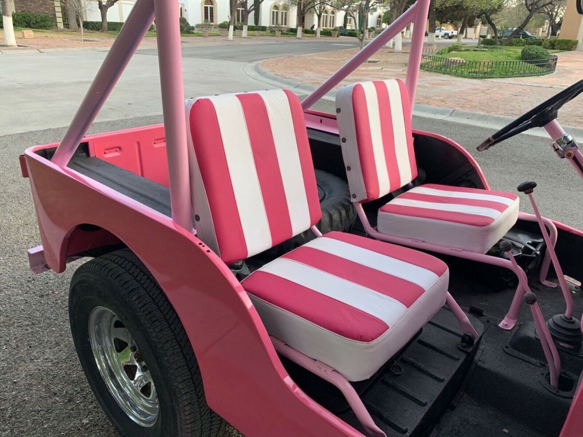 1952 Pink Willys Convertible