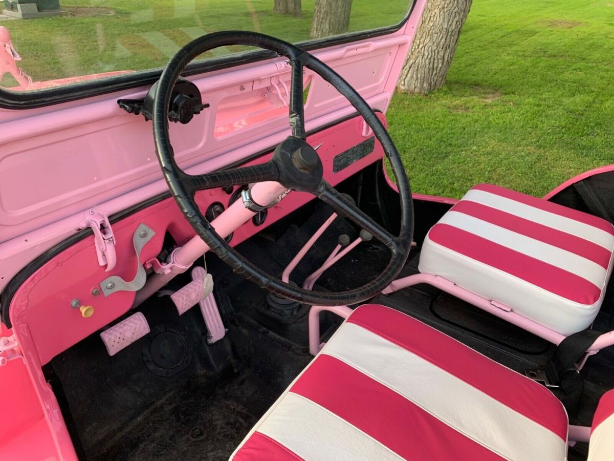 1952 Pink Willys Convertible
