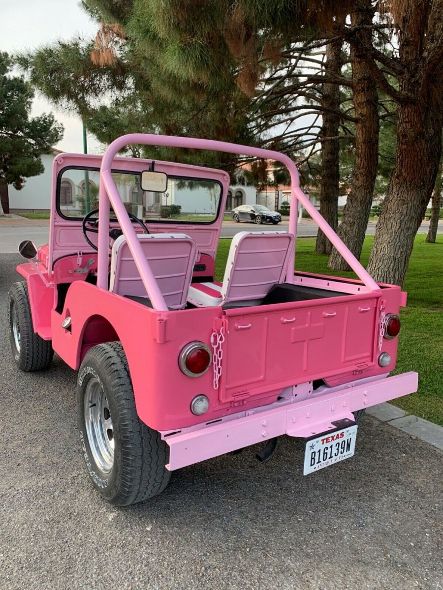 1952 Pink Willys Convertible
