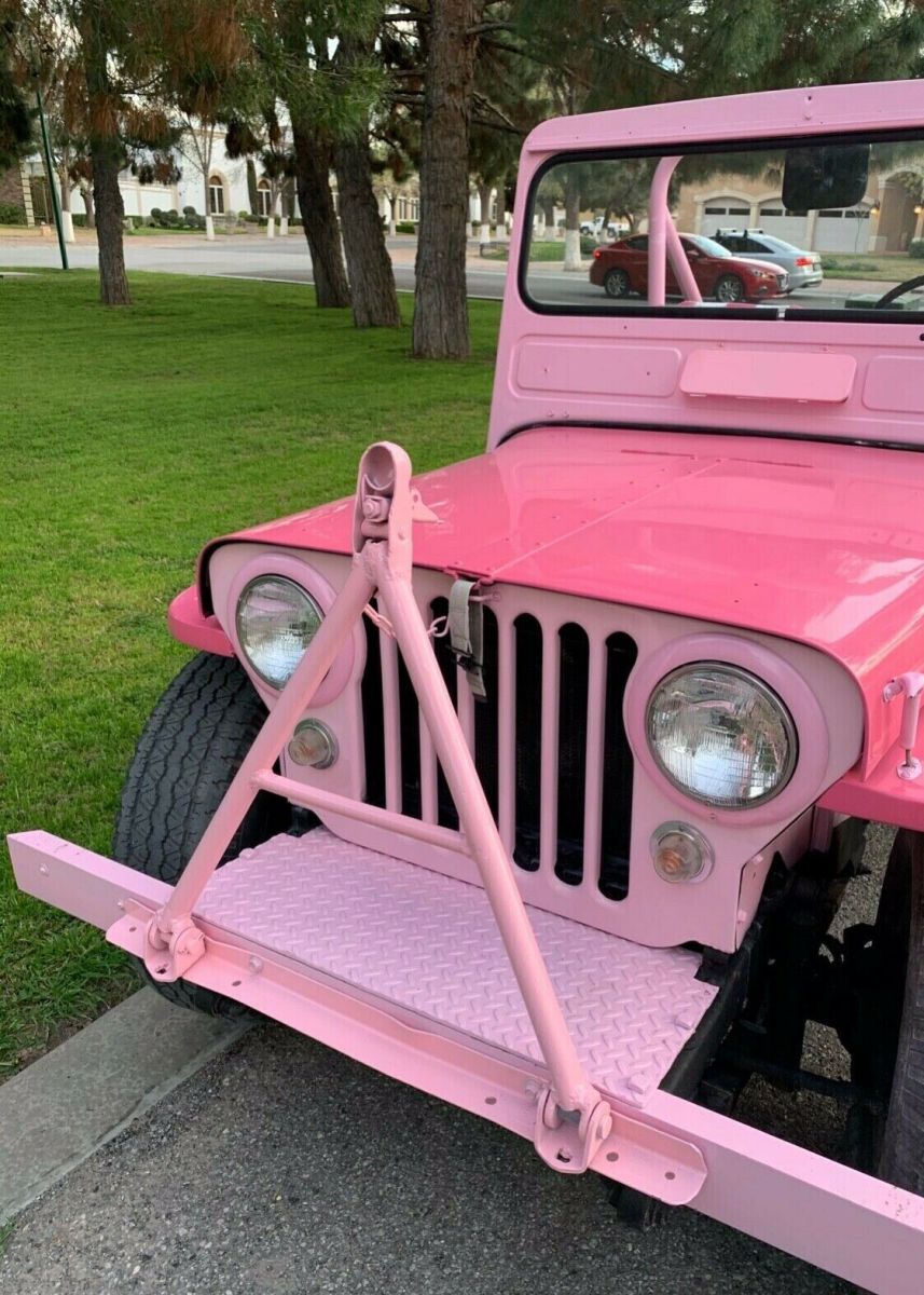 1952 Pink Willys Convertible