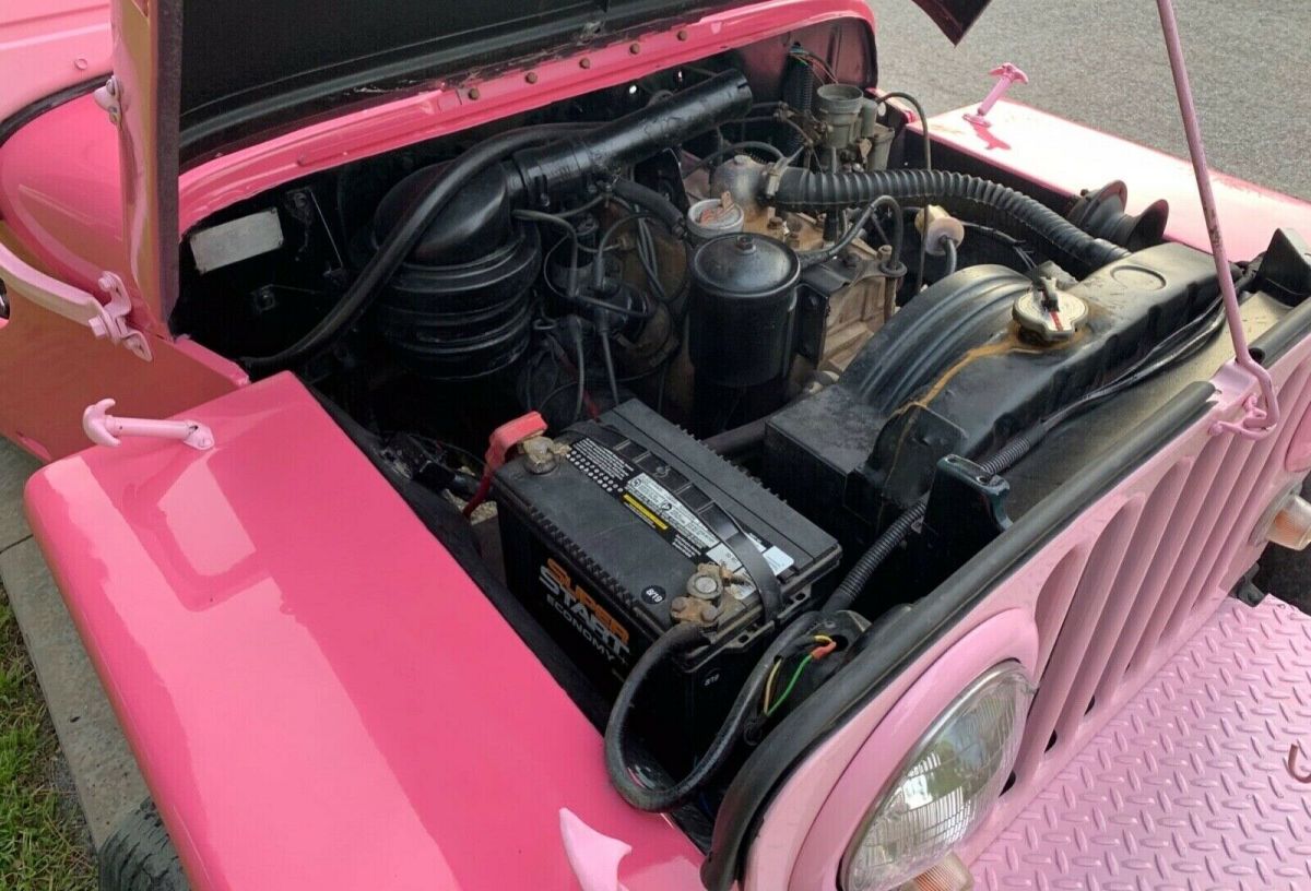 1952 Pink Willys Convertible