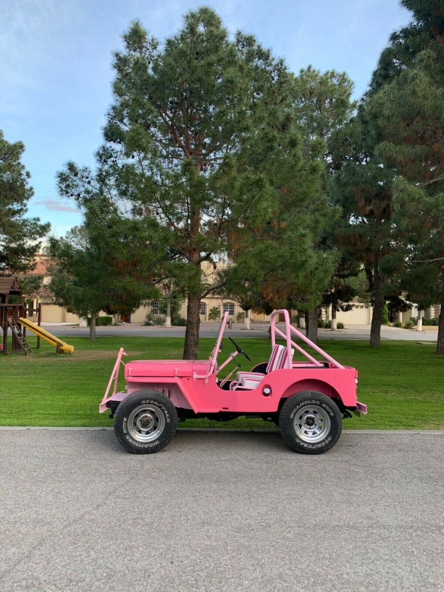 1952 Pink Willys Convertible