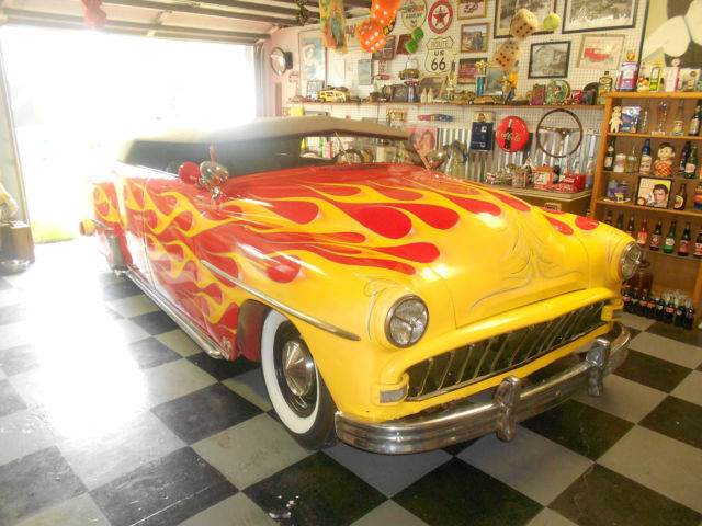 1952 Red Plymouth CUSTOM Convertible