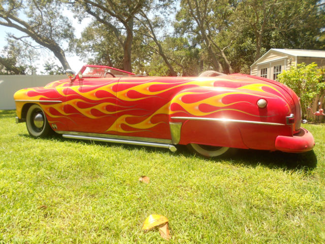 1952 Red Plymouth CUSTOM Convertible