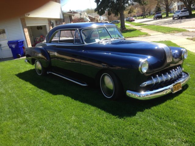 1952 Blue Ford 2 door coupe Hard Top
