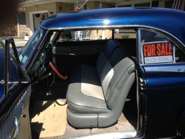 1952 Blue Ford 2 door coupe Hard Top