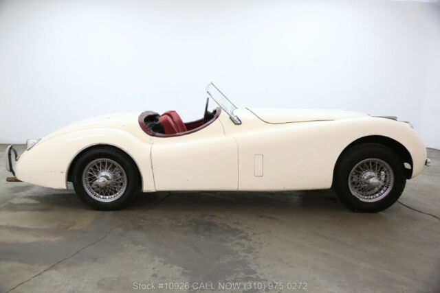 1952 White Jaguar XK